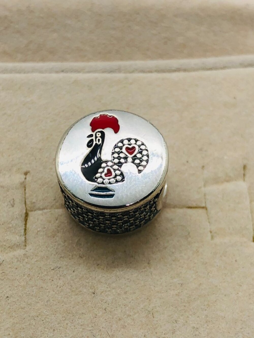 ✨🔥Pandora Portugal Galo de Barcelos Bead exclusive Charm S925 Silver
